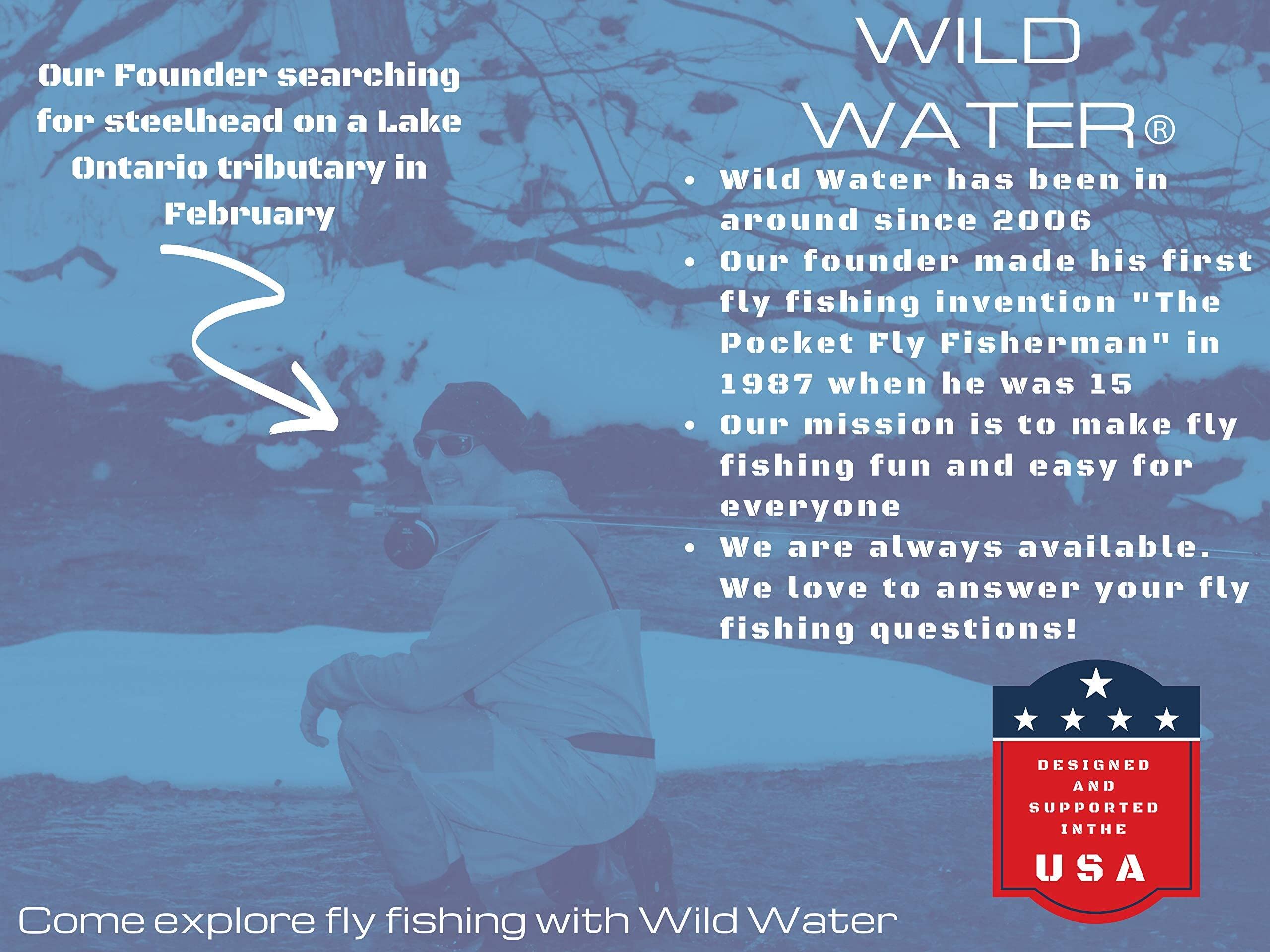 Amazon | Wild Water フライフィッシングロッドケース フライロッド
